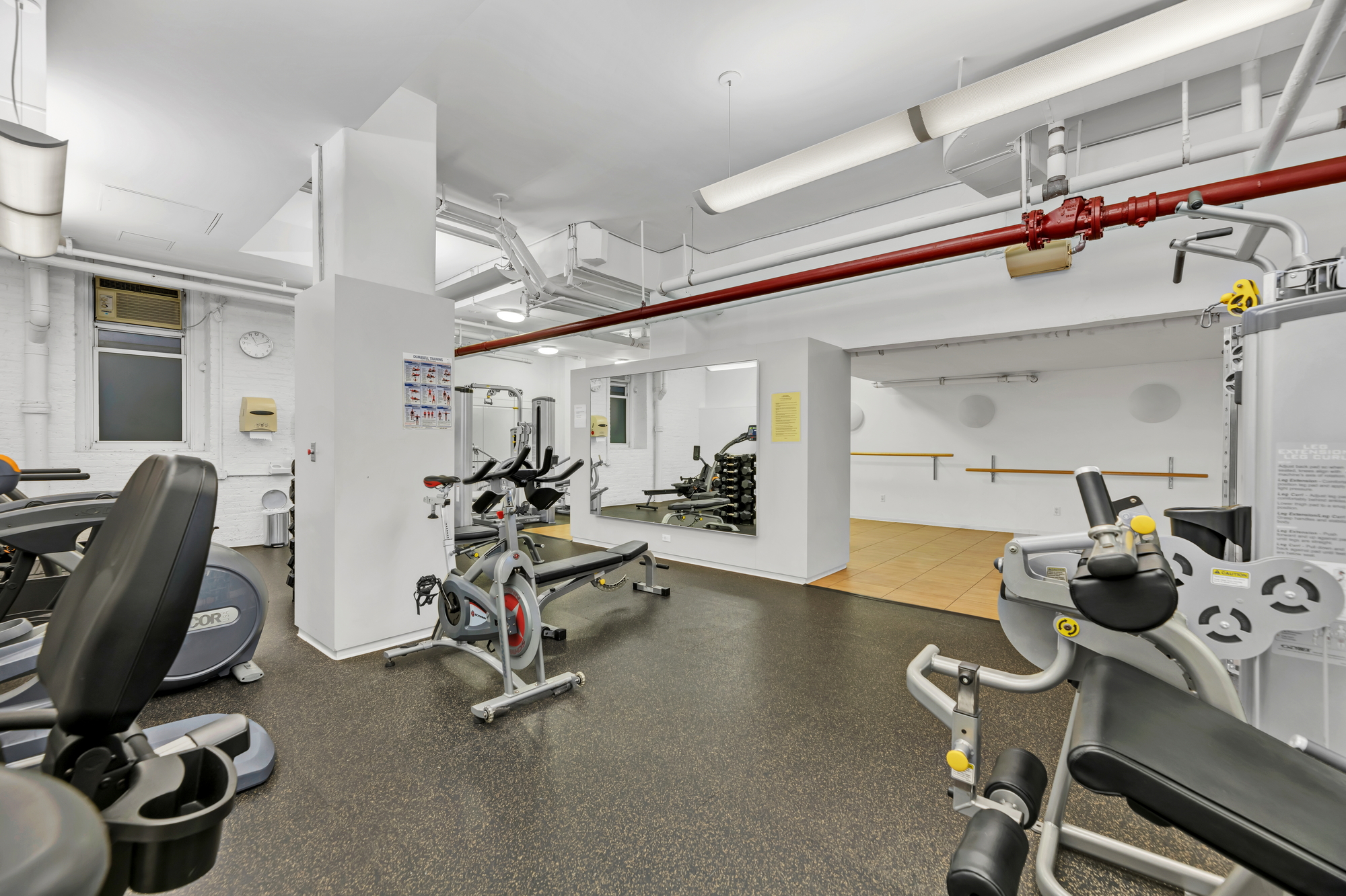 420 Riverside Drive, Unit 2G Manhattan, NY 10025 - Photo 17 of 20 a view of a room with gym equipment