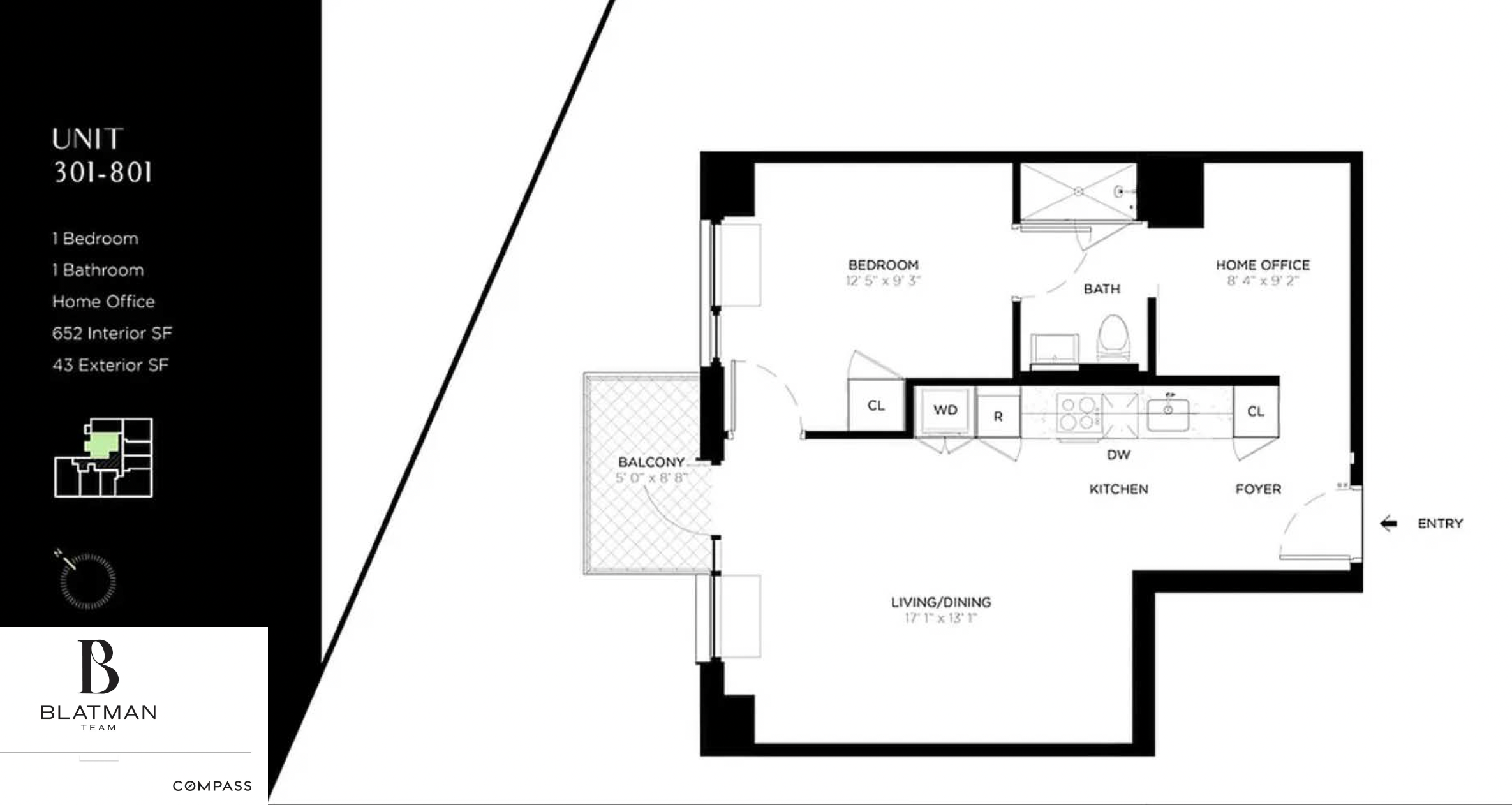 181 East 101st Street, Unit 701 Manhattan, NY 10029 - Photo 16 of 16 a picture of floor plan