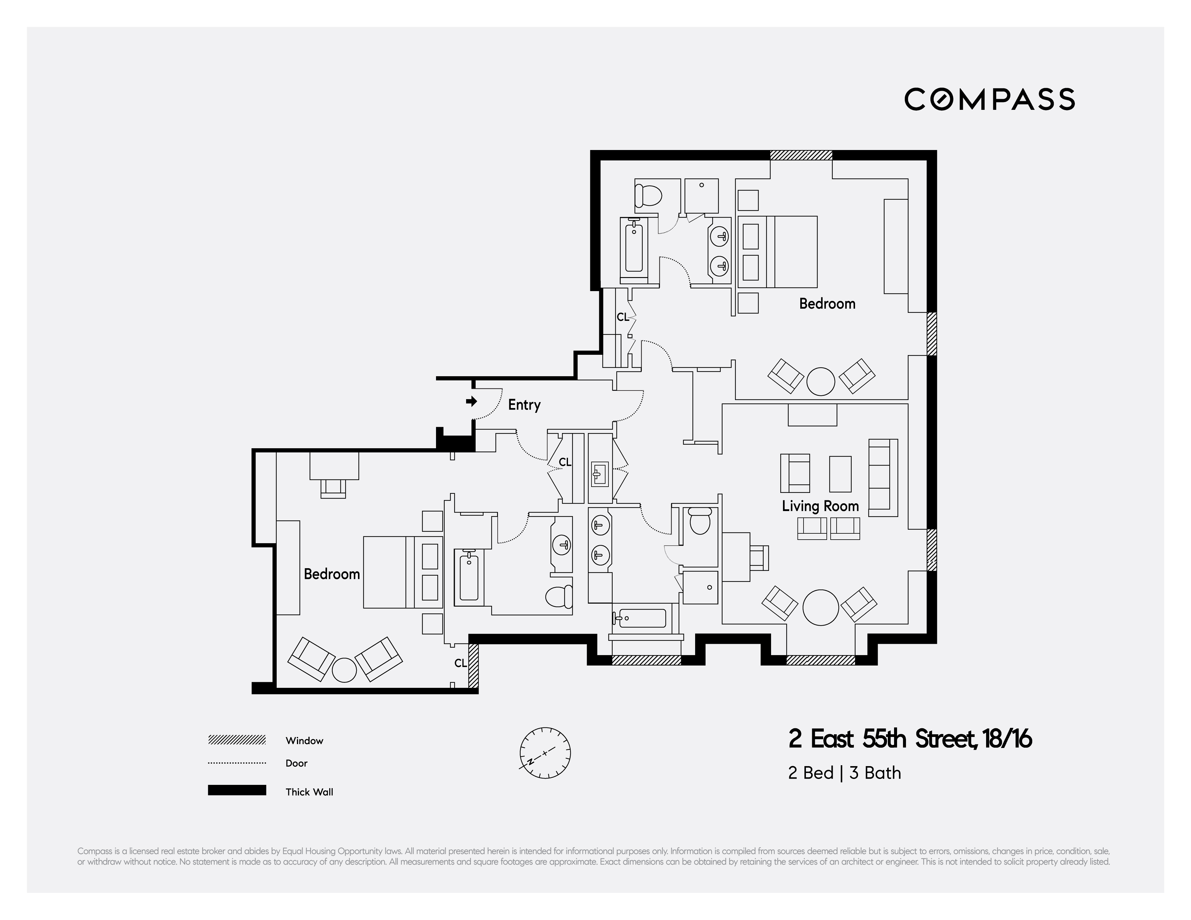 2 East 55th Street, Unit 918W17 Manhattan, NY 10022 - Photo 14 of 14