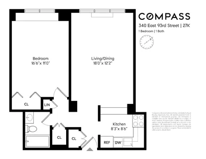 $649,000 | 340 East 93rd Street, Unit 27K | Upper East Side