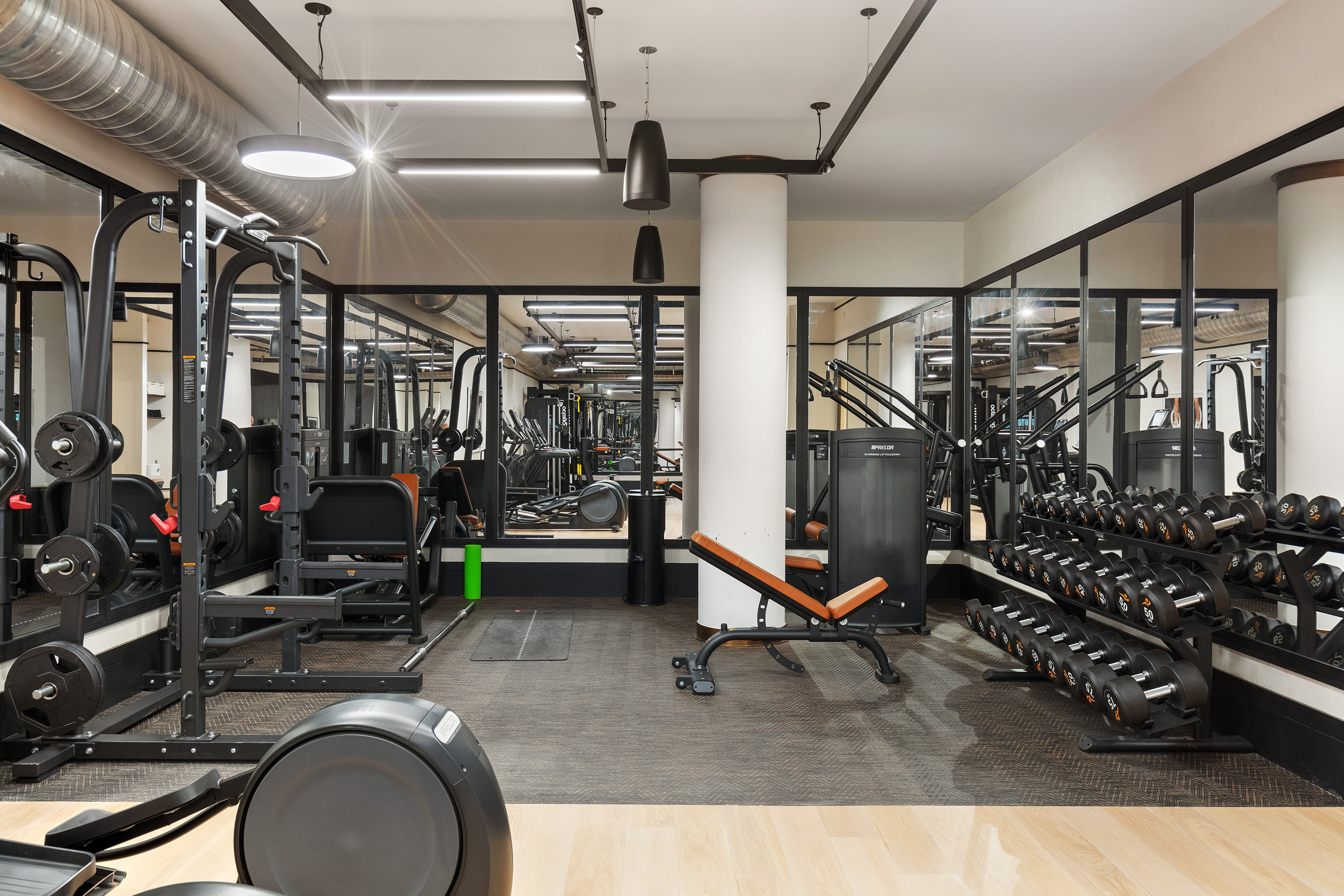 310 East 86th Street, Unit 4B Manhattan, NY 10028 - Photo 18 of 25 a room with gym equipment