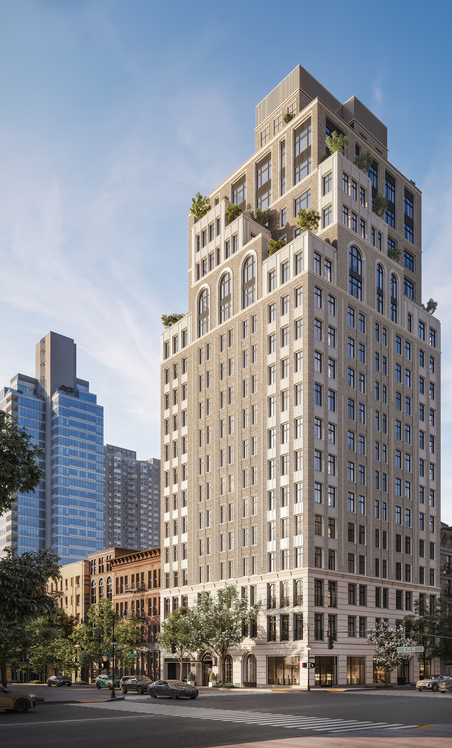 200 East 75th Street, Unit 4B Manhattan, NY 10021 - Photo 5 of 24 a front view of a building