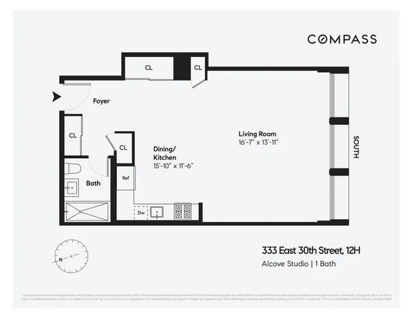 $3,750 | 333 East 30th Street, Unit 12H | Kips Bay