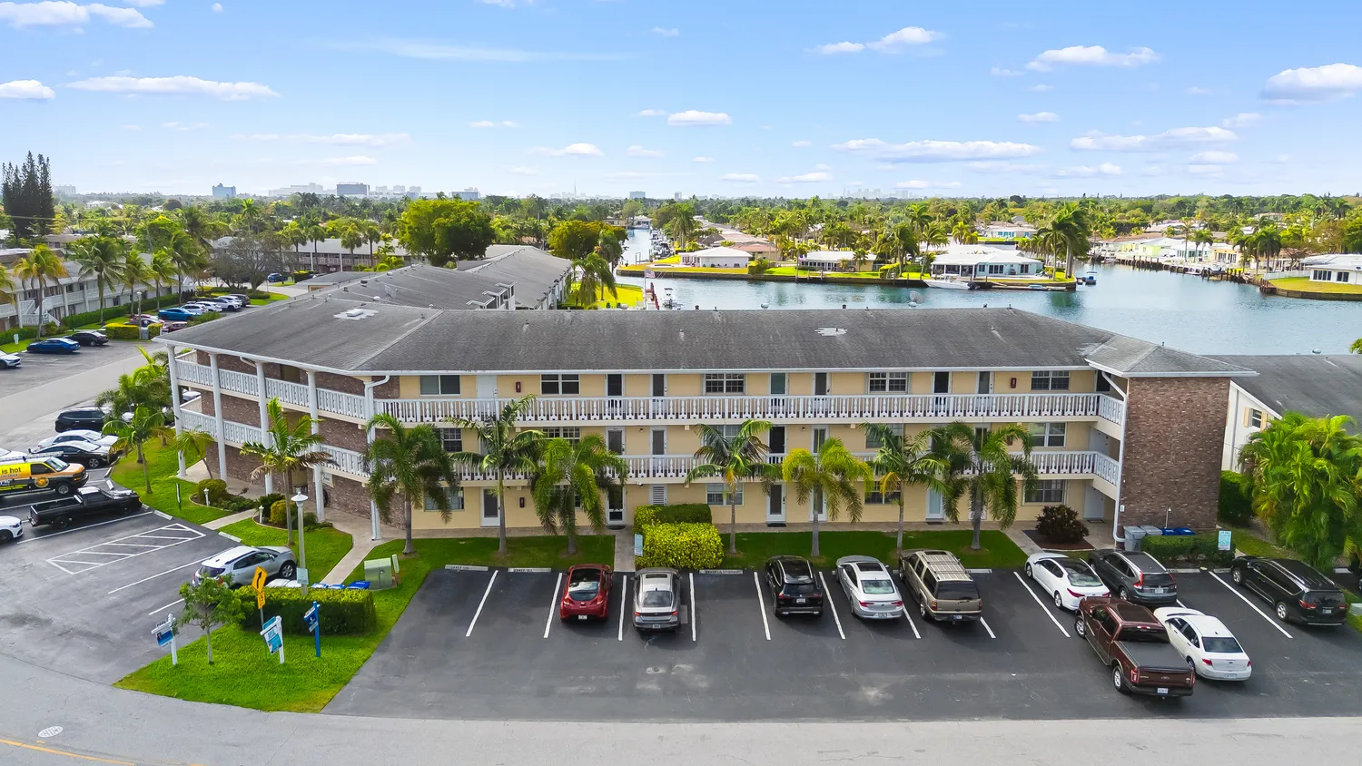 a view of a swimming pool and a chairs