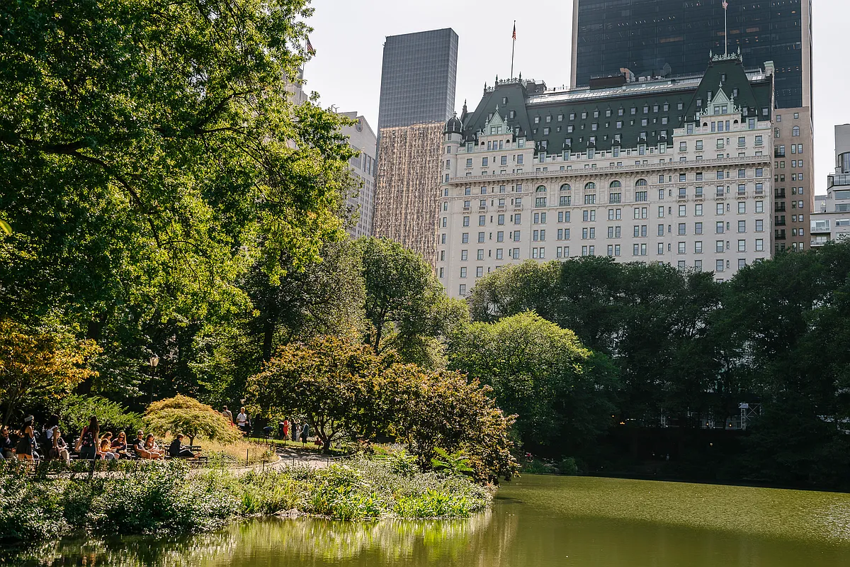 1 Central Park South, Unit 1513 Manhattan, NY 10019 - Photo 26 of 29 a view of swimming pool and mountain