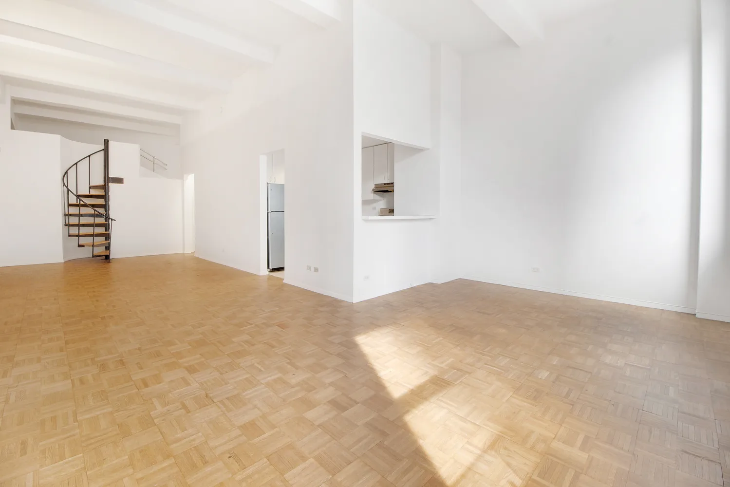 a view of empty room