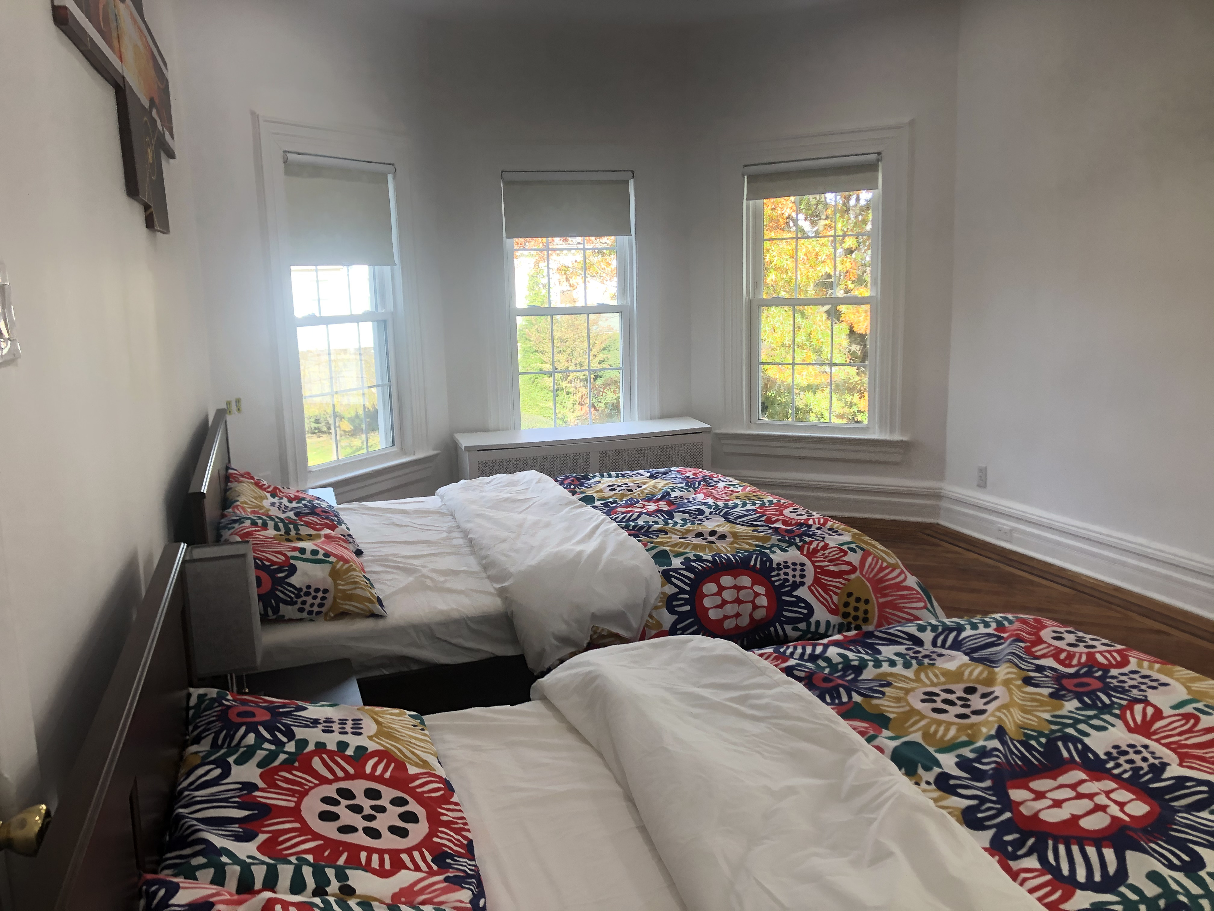 1112 Beverley Road Brooklyn, NY 11218 - Photo 13 of 53 a bed room with two beds and a painting on the wall