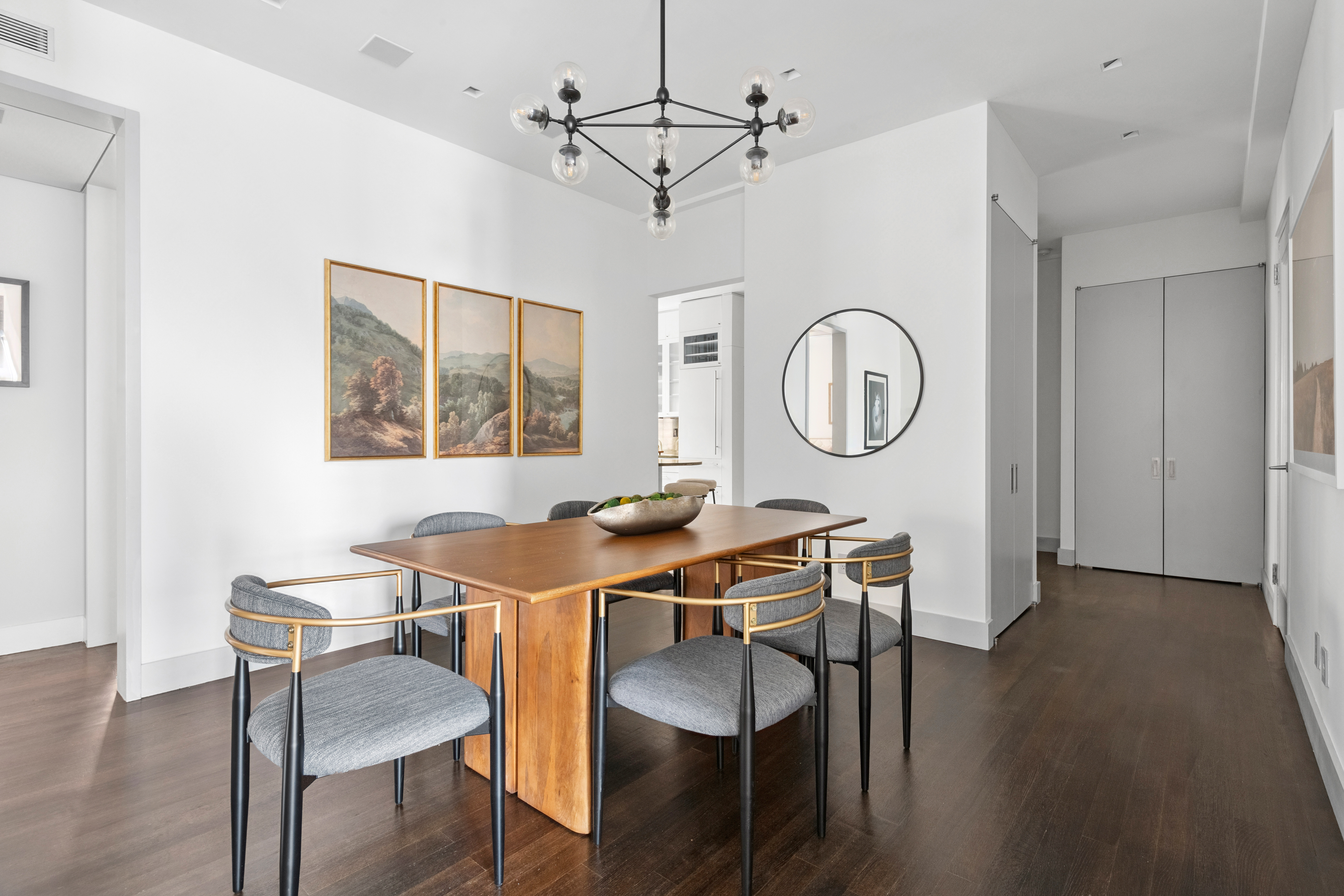 215 West 90th Street, Unit 10A Manhattan, NY 10024 - Photo 4 of 14 a view of a dining room with furniture and a chandelier