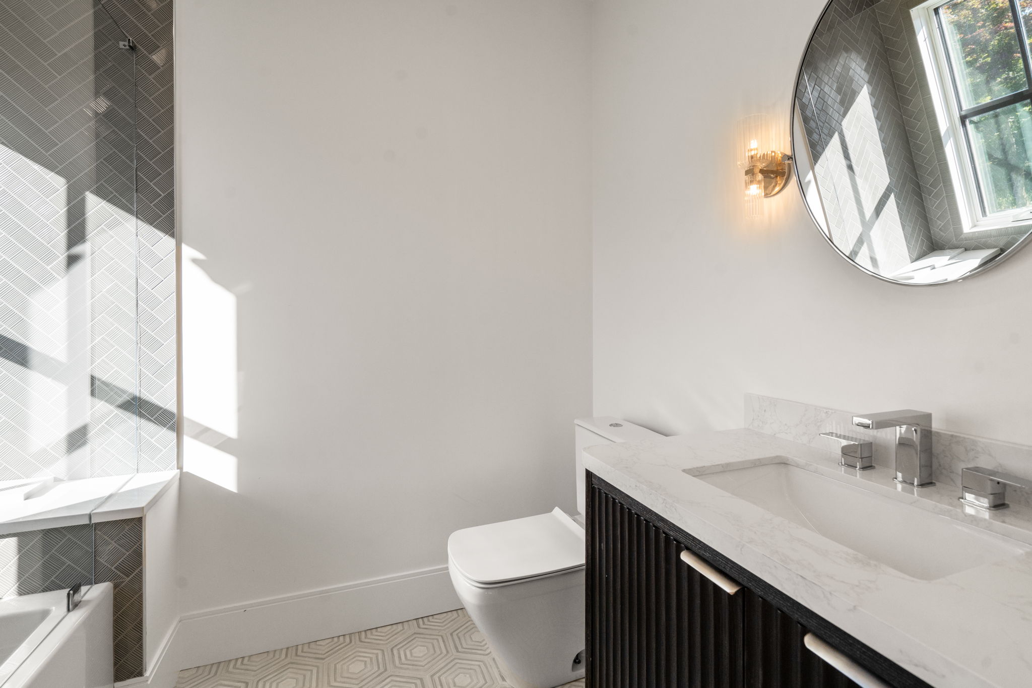 20 Oakland Street Wellesley, MA 02481 - Photo 27 of 30 a bathroom with a sink and a mirror