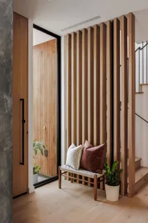 a view of a bedroom with furniture and garden