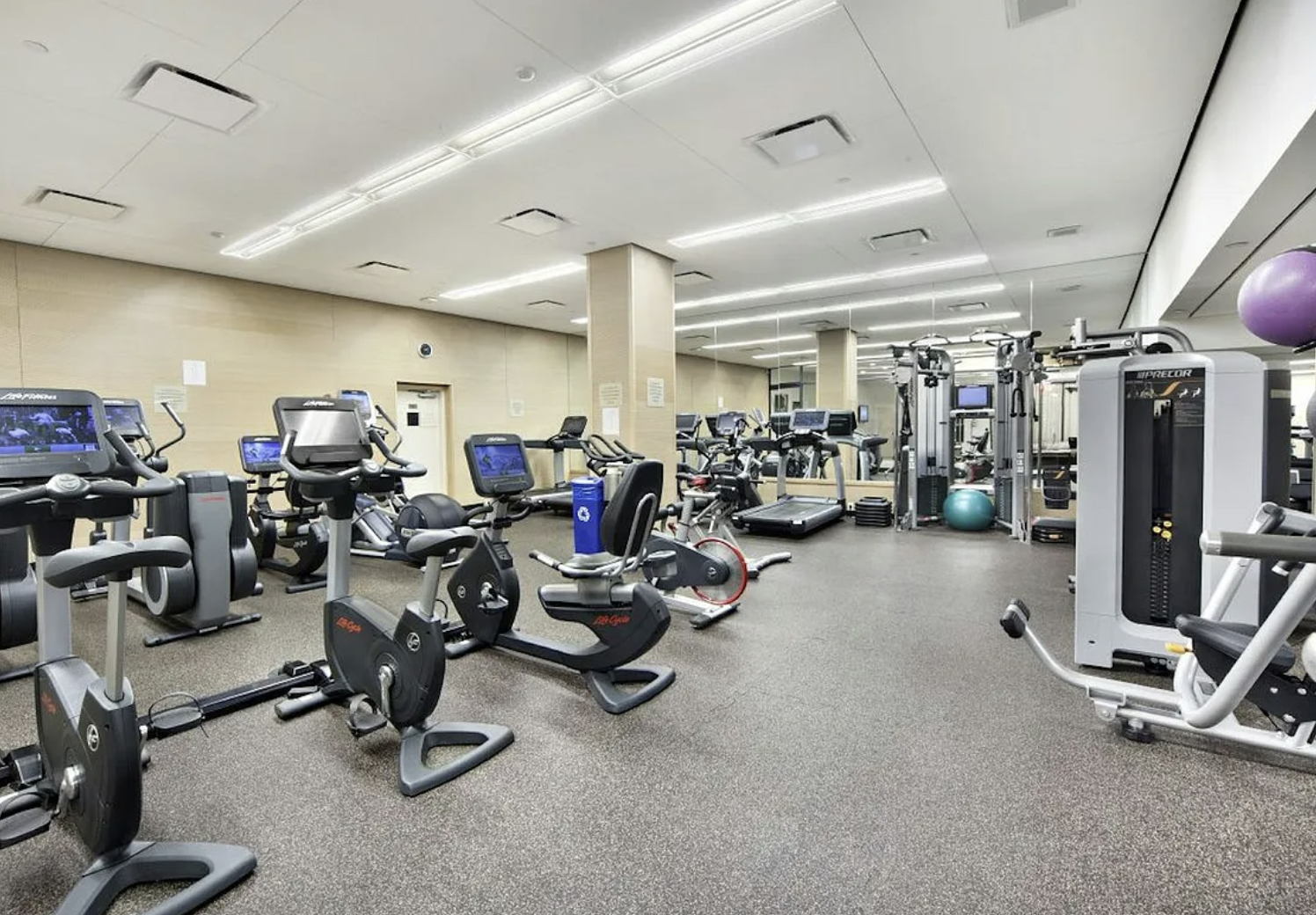 170 East End Avenue, Unit 7A Manhattan, NY 10128 - Photo 32 of 35 a view of a room with gym equipment