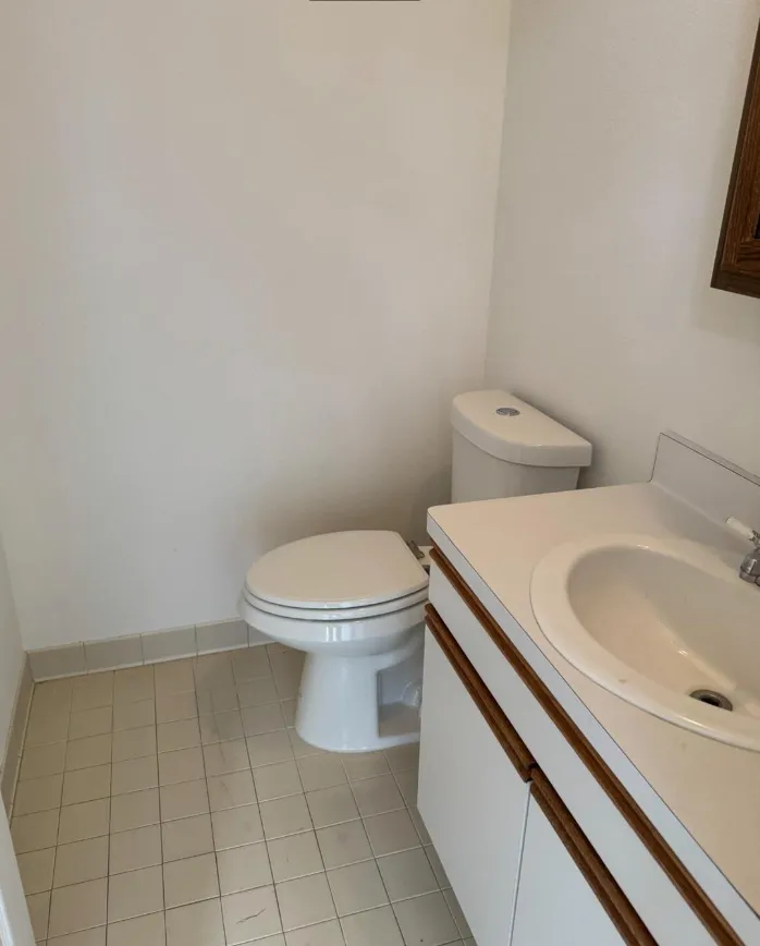 a view of balcony and trees