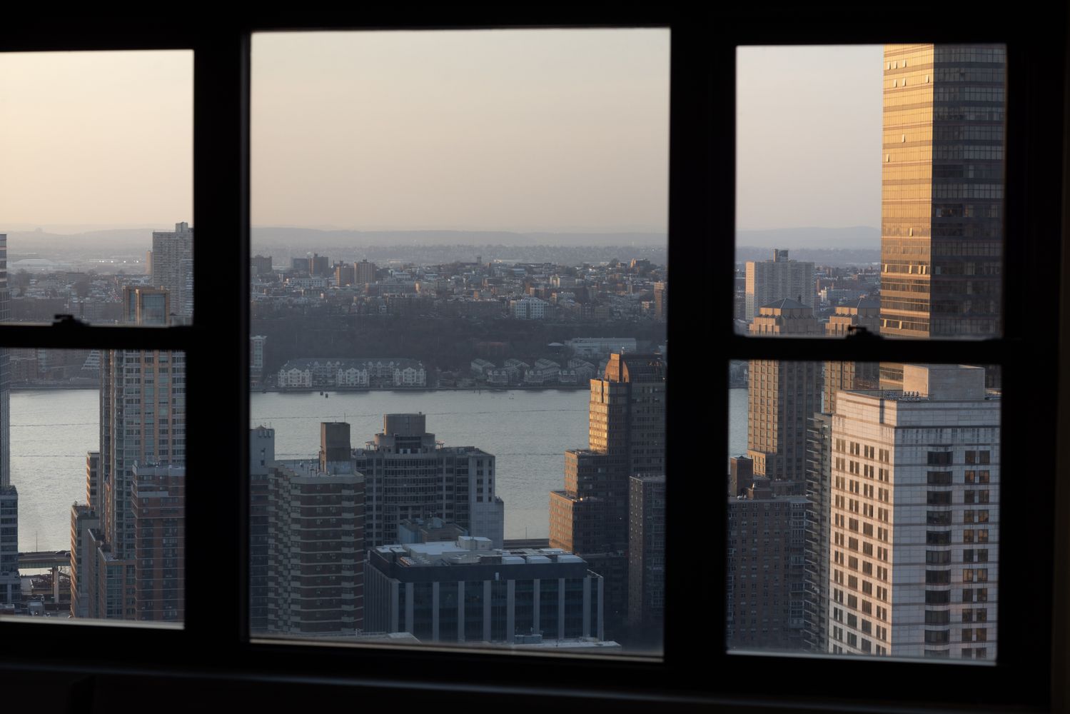 a view of sky from window
