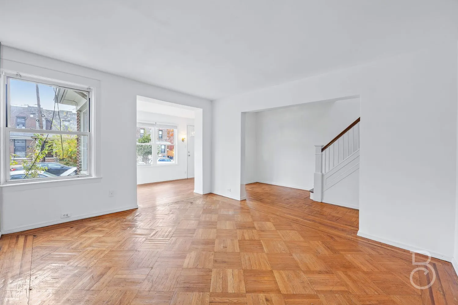 a view of an empty room with window