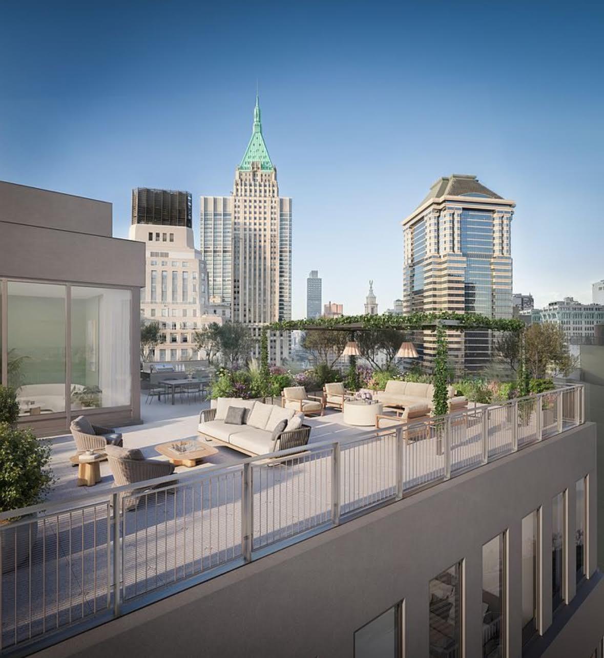 55 Broad Street, Unit 2003 Manhattan, NY 10004 - Photo 8 of 8 a view of a terrace with city view