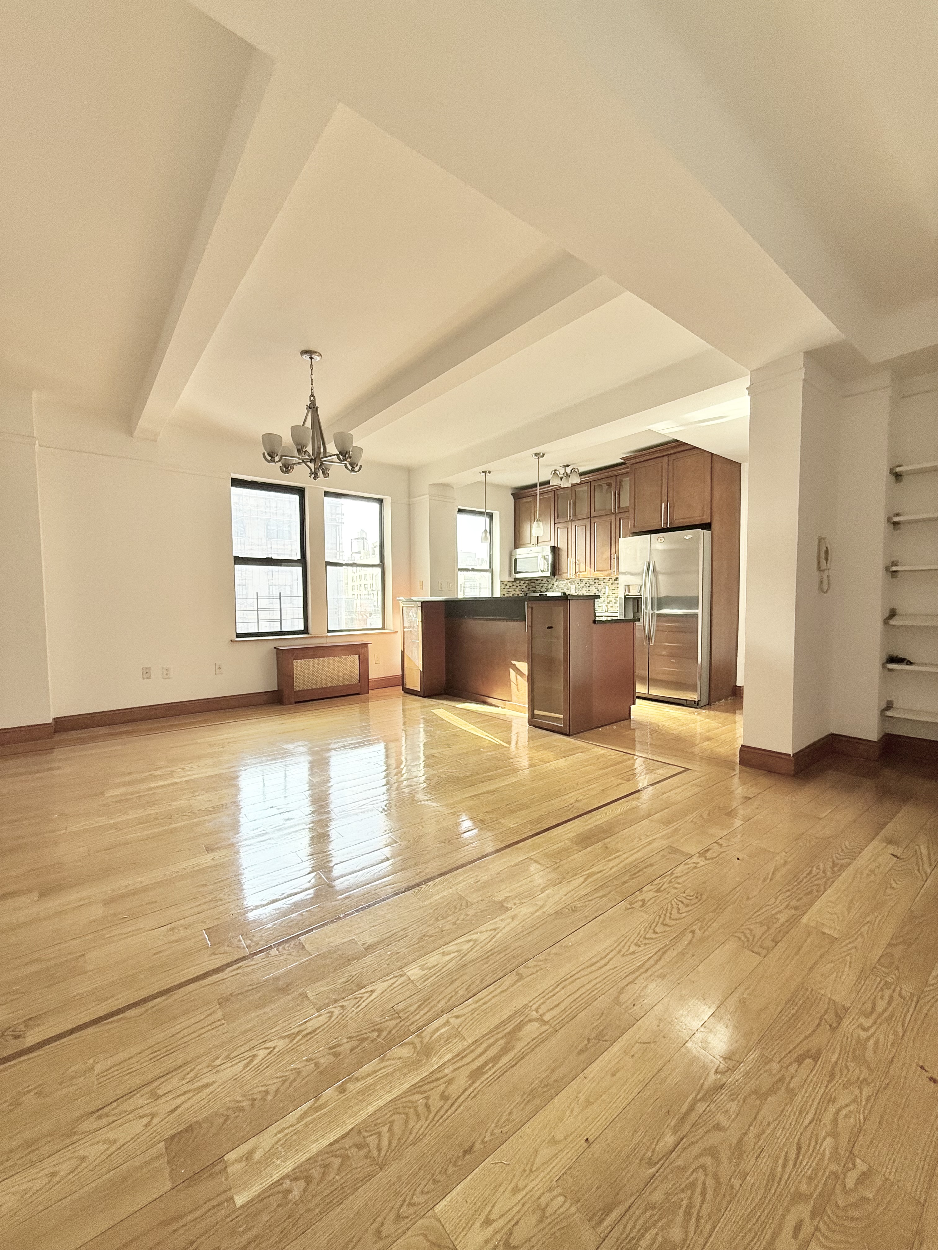 a view of a livingroom with a furniture