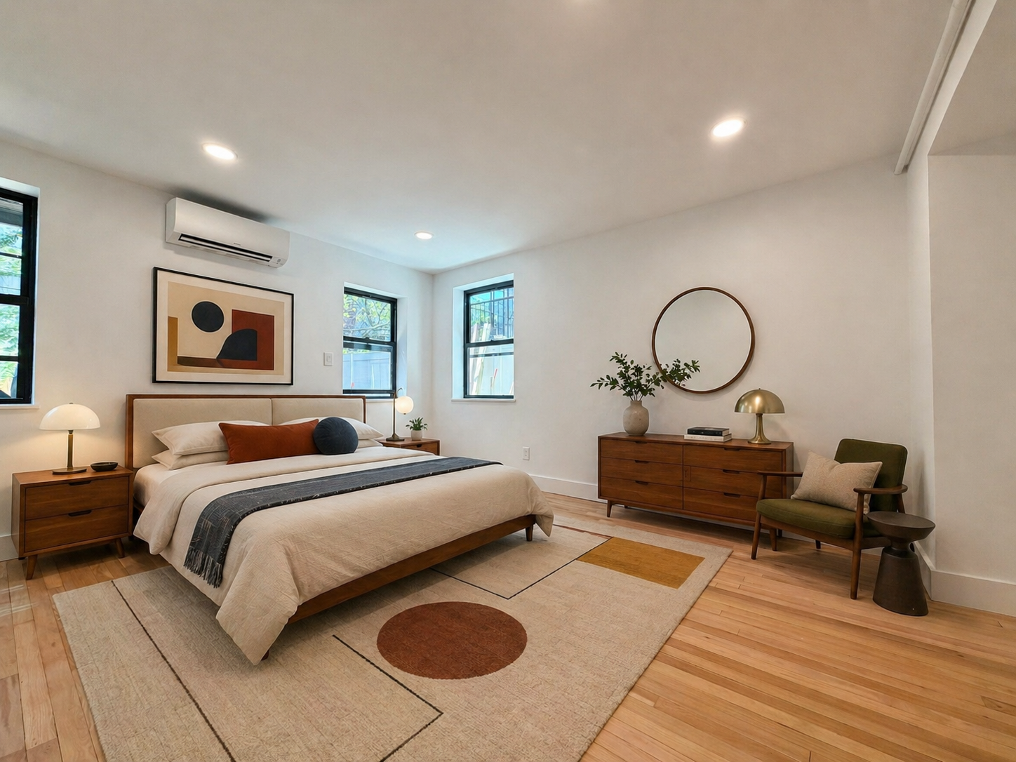 72 2nd Place, Unit 1 Brooklyn, NY 11231 - Photo 4 of 11 a bedroom with bed and a chandelier