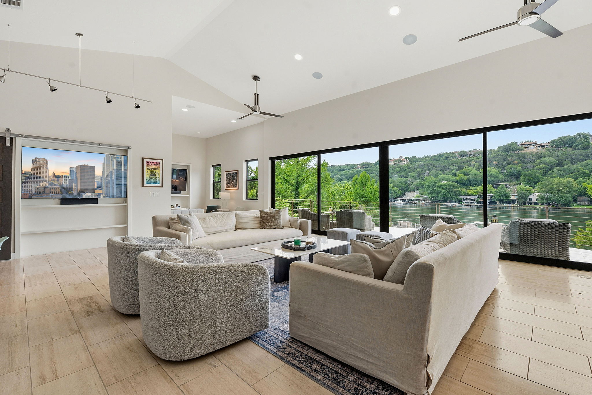 3605 Robbins Road Austin, TX 78730 - Photo 12 of 51 a living room with furniture and a large window