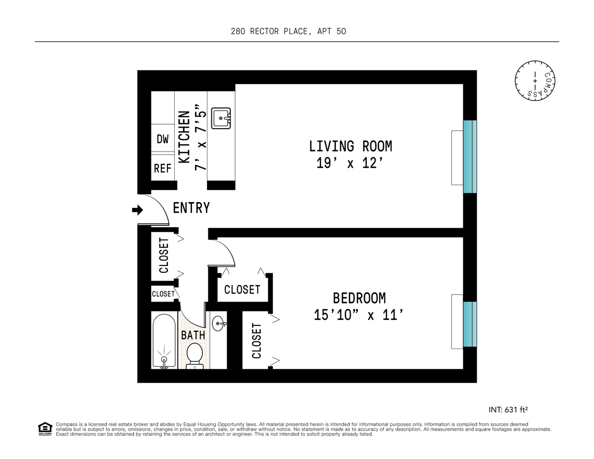 280 Rector Place, Unit 5O Manhattan, NY 10280 - Photo 7 of 7 unknown