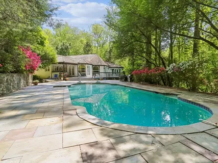a view of a house with pool