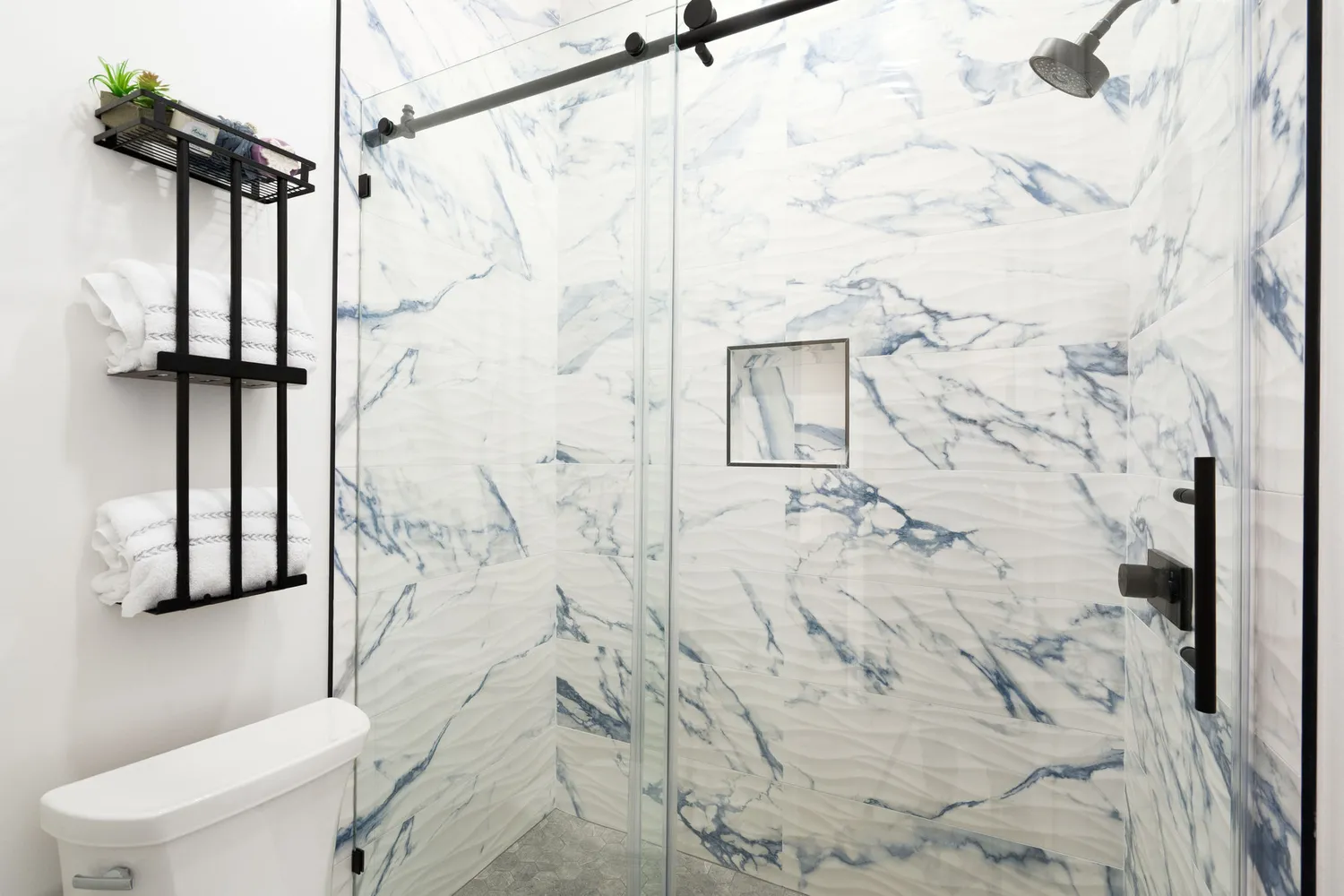 a view of a city with a mountain