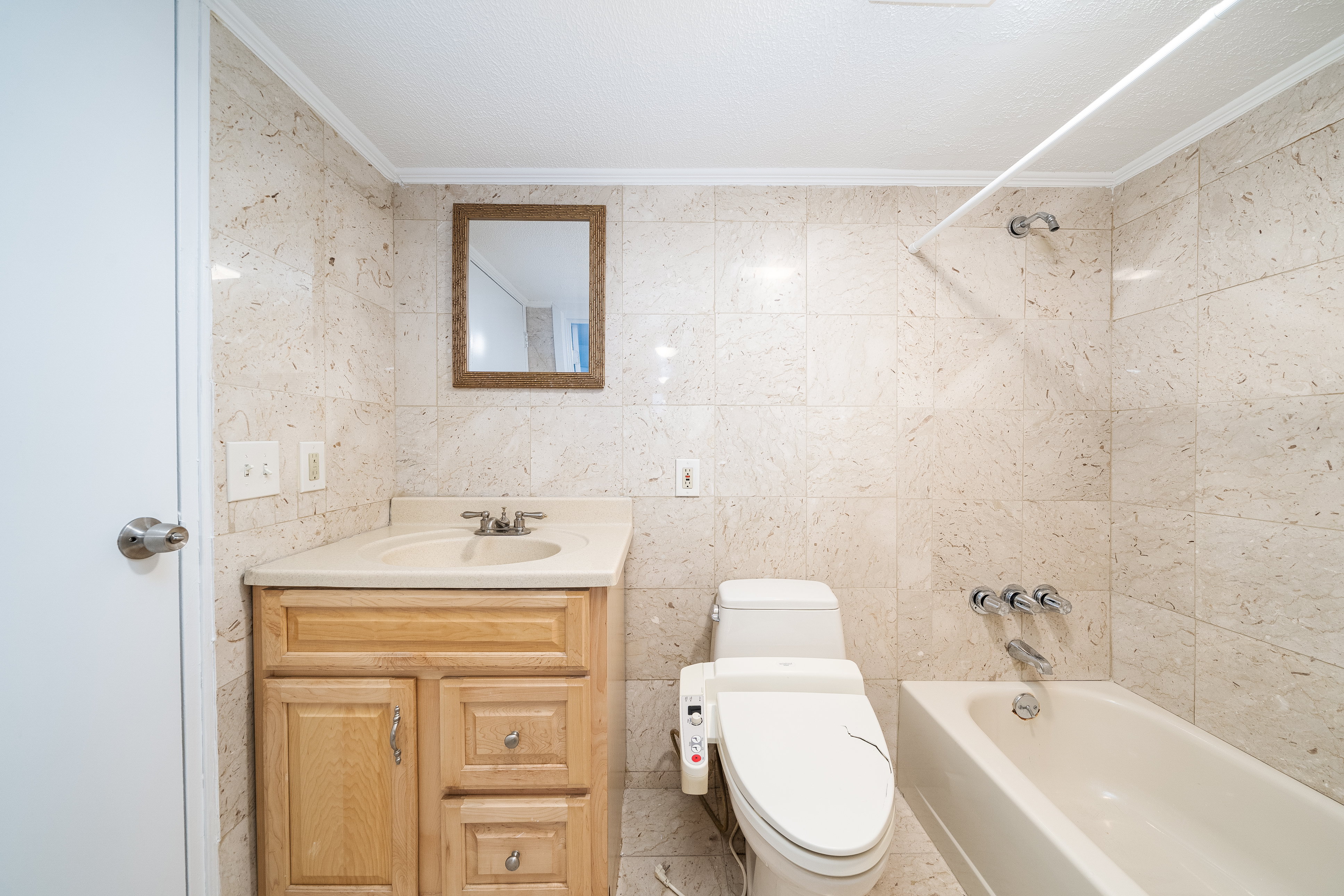 168 Coles Street, Unit BA Jersey City, NJ 07302 - Photo 16 of 29 a bathroom with a sink toilet and shower