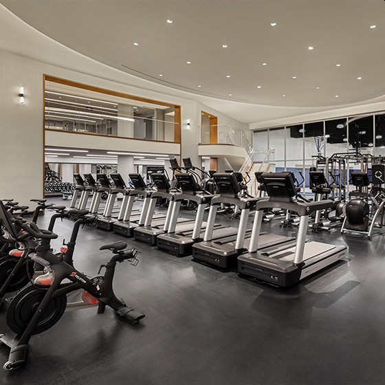 30 Riverside Boulevard, Unit 32E Manhattan, NY 10069 - Photo 11 of 19 a view of a room with gym equipment