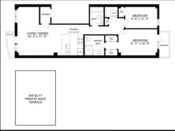 $7,500 | 359 7th Street, Unit 3 | Park Slope