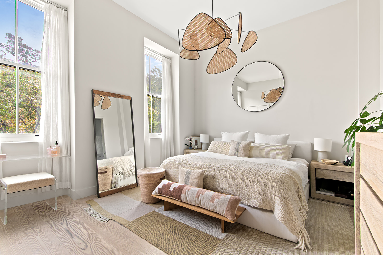 78 2nd Place, Unit 2 Brooklyn, NY 11231 - Photo 6 of 11 a bedroom with bed and a chandelier