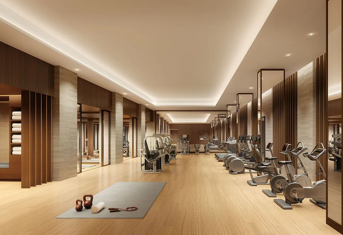 108 Leonard Street, Unit 5A Manhattan, NY 10013 - Photo 10 of 21 a view of a room with gym equipment