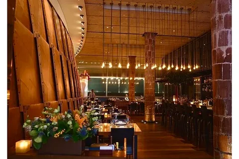 a group of people sitting in a room