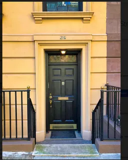 a view of front door of house
