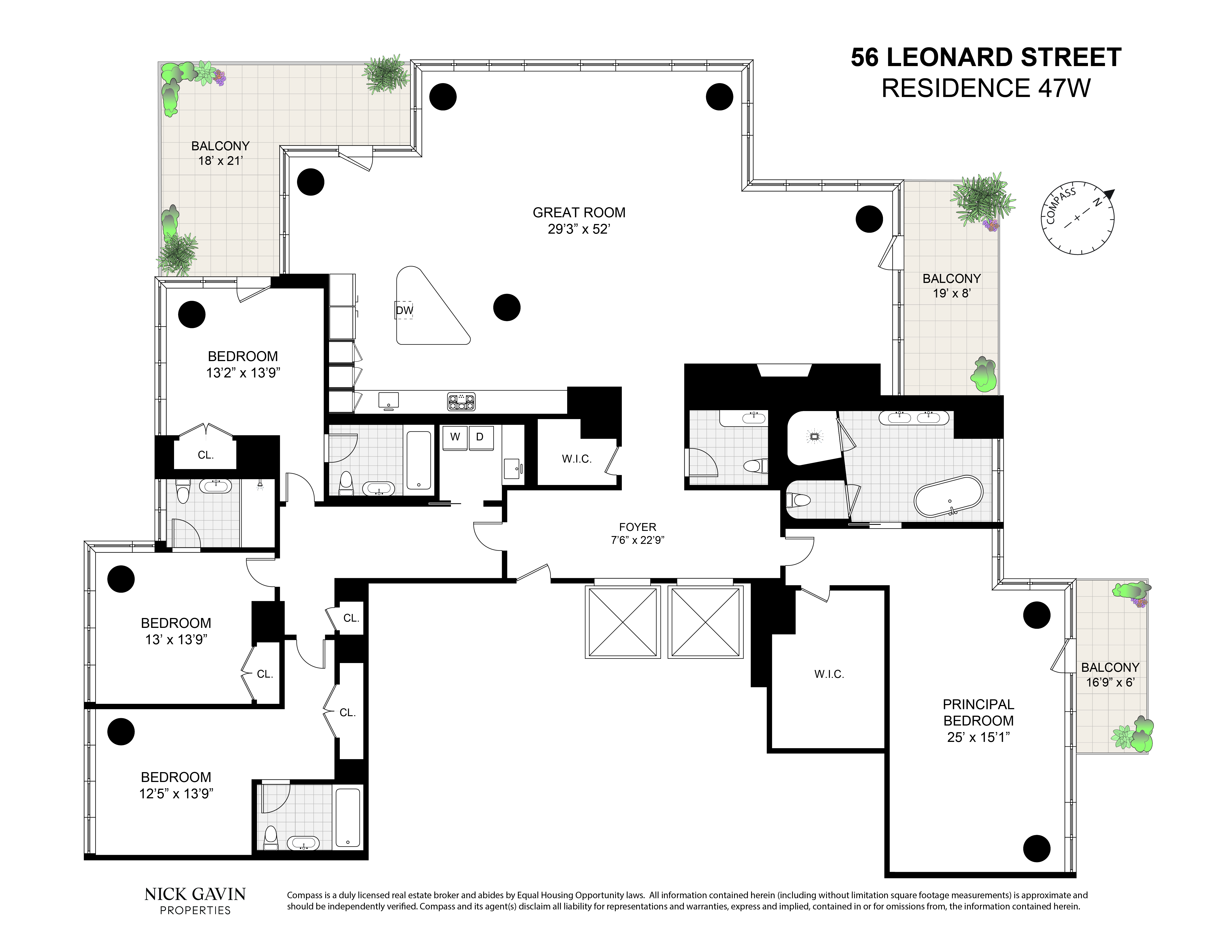 56 Leonard Street 47WEST Tribeca New York NY 10013