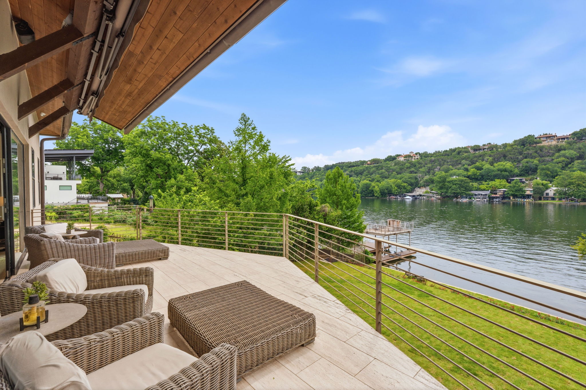 3605 Robbins Road Austin, TX 78730 - Photo 4 of 51 a view of sitting area and swimming pool with a couches