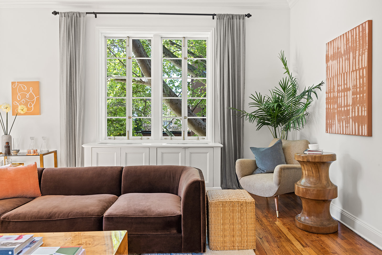 167 Clinton Street, Unit 3 Brooklyn, NY 11201 - Photo 5 of 31 a living room with furniture and a large window
