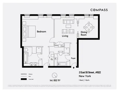 $50,000 | 2 East 55th Street, Unit 822W24 | Midtown East