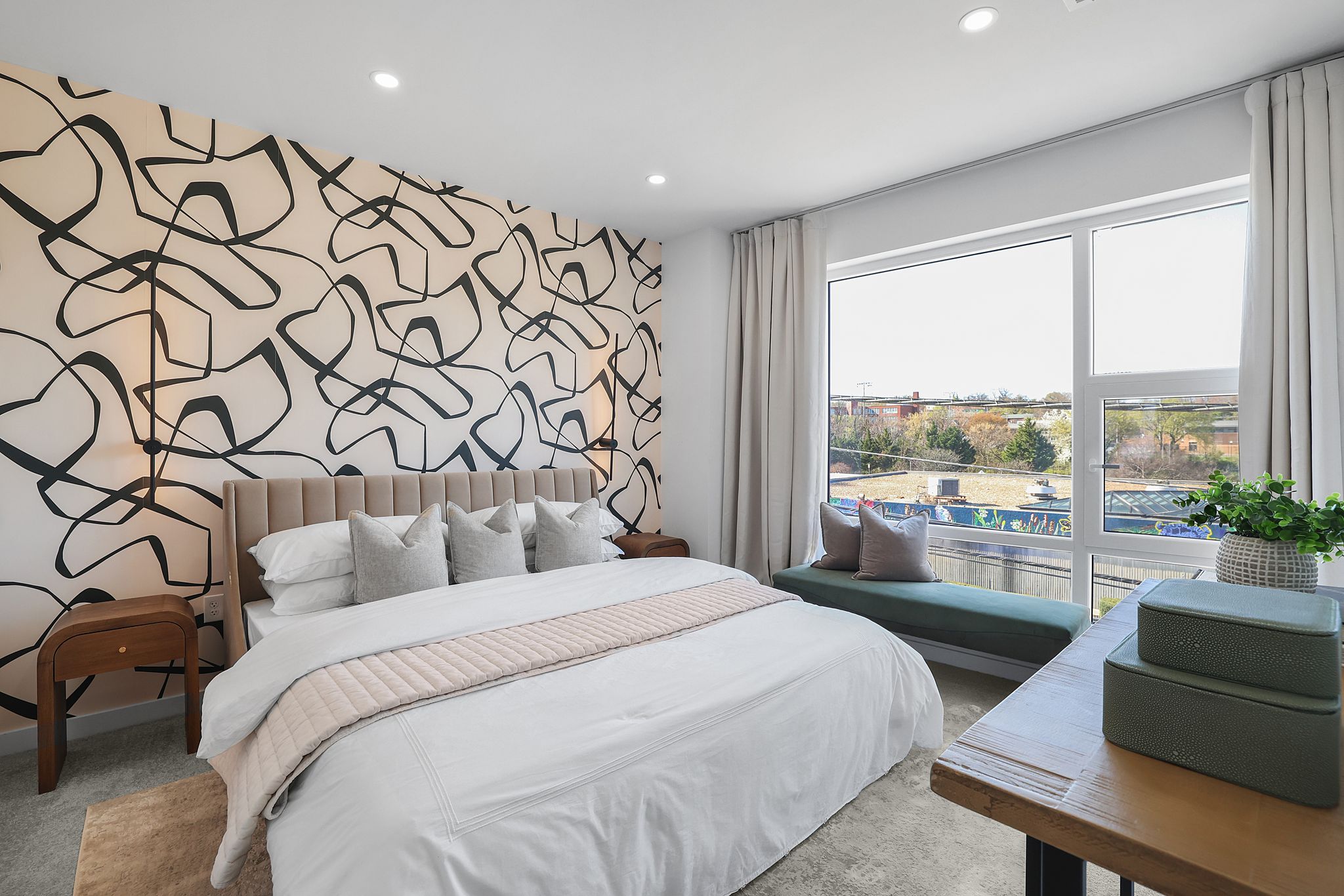 1036 Howard Road Southeast Washington, DC 20020 - Photo 29 of 41 a bedroom with a large bed and a window