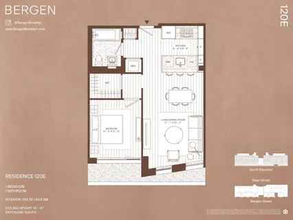 $1,125,000 | 323 Bergen Street, Unit 120E | Boerum Hill