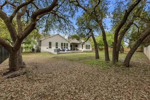 a view of road with trees