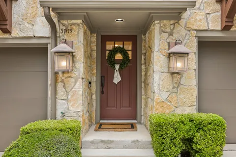 a view of an entryway door of the house