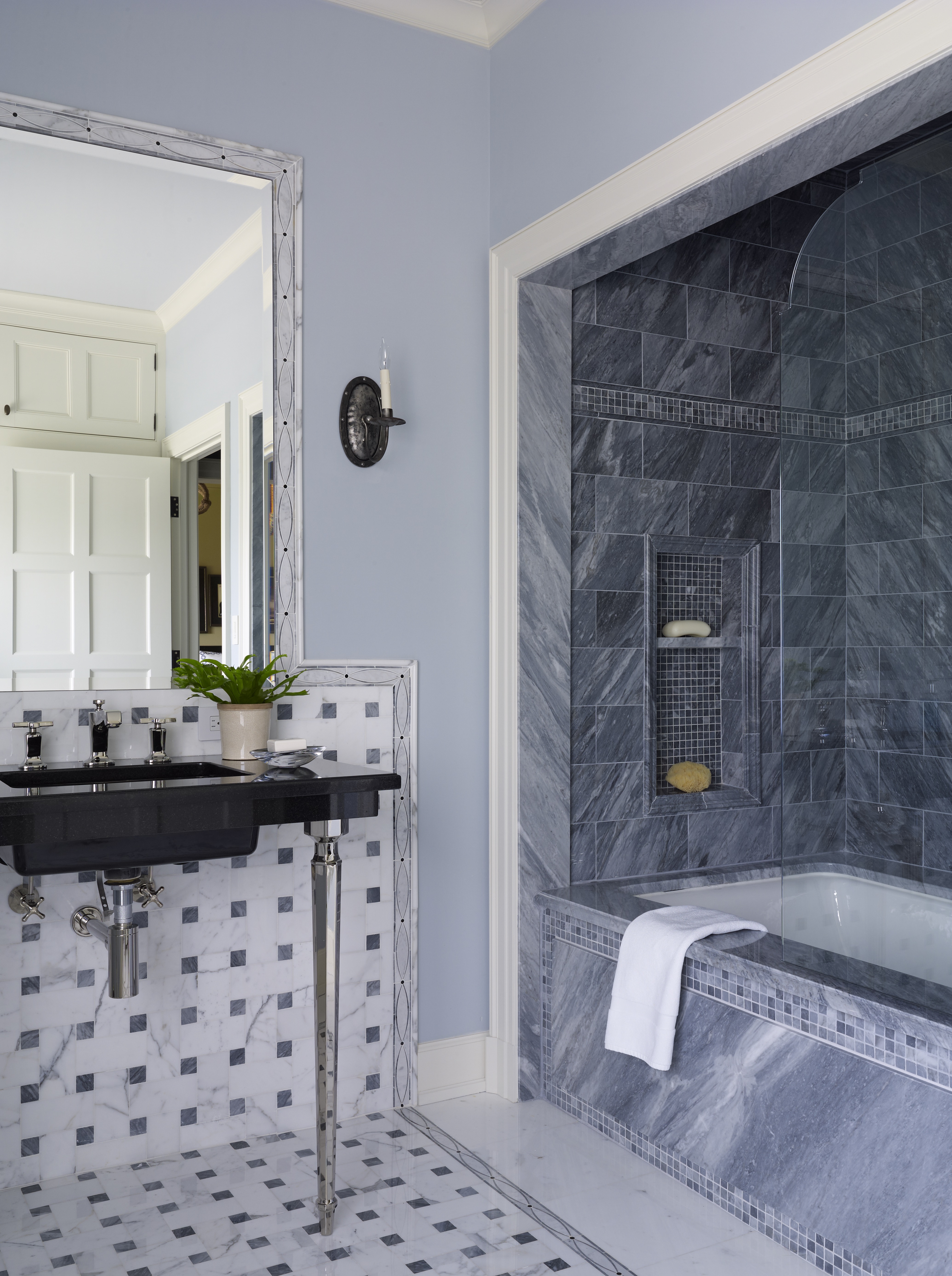 1033 Sugartown Road Berwyn, PA 19312 - Photo 31 of 53 a bathroom with a bathtub and a sink