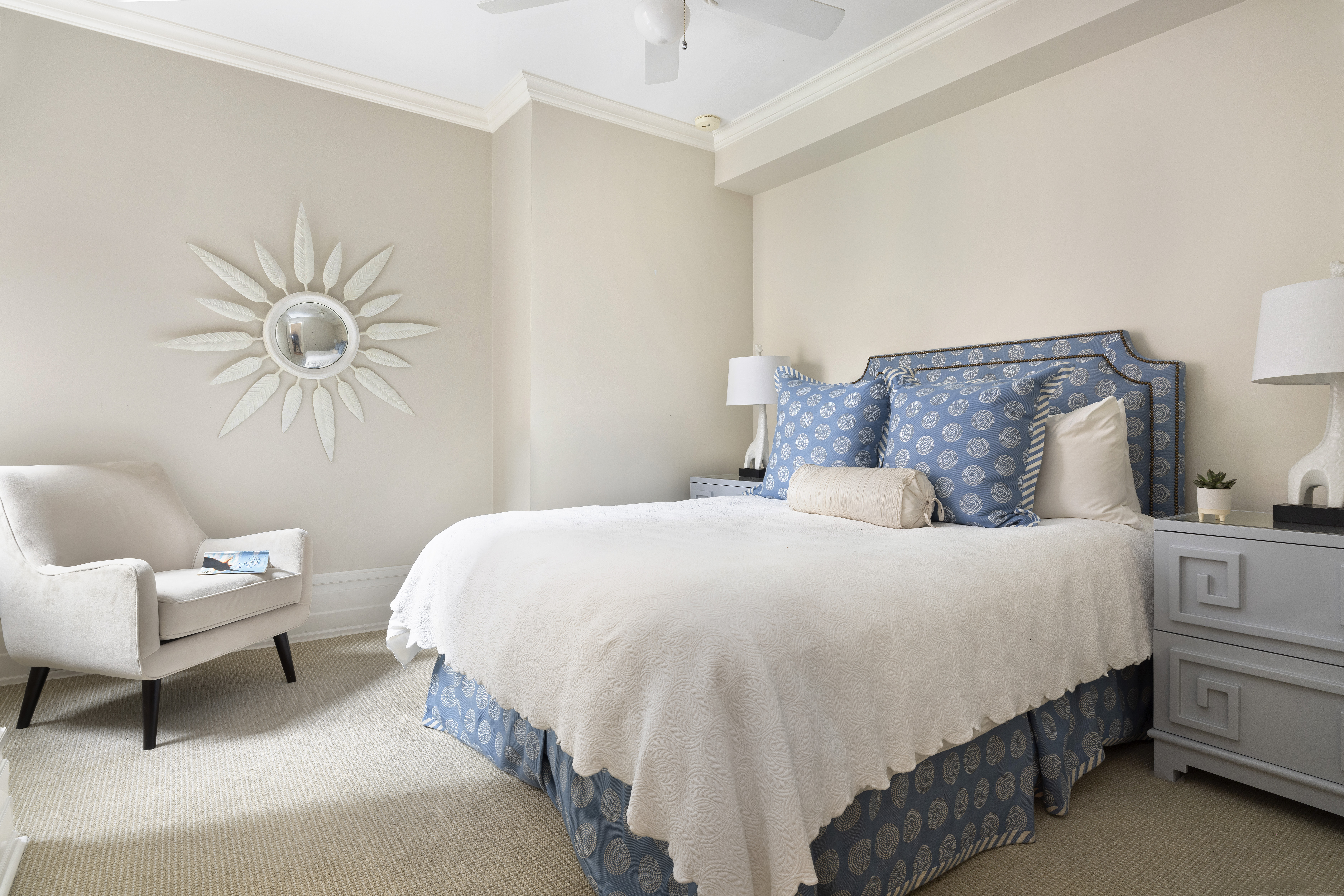 325 West End Avenue, Unit 6AB Manhattan, NY 10023 - Photo 19 of 22 a bedroom with a bed and a couch