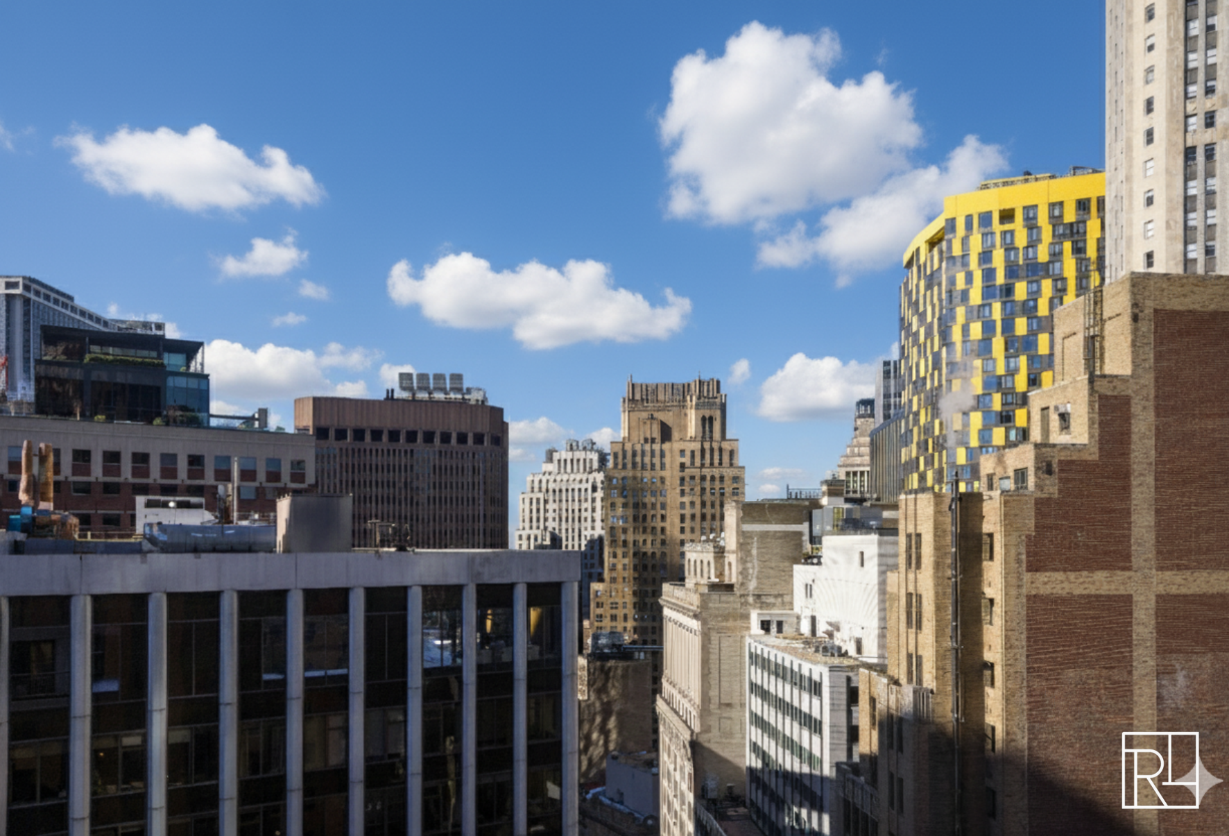 75 Wall Street, Unit 28D Manhattan, NY 10005 - Photo 5 of 35 a view of a city with tall buildings