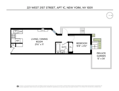$997,500 | 221 West 21st Street, Unit 1C | Chelsea
