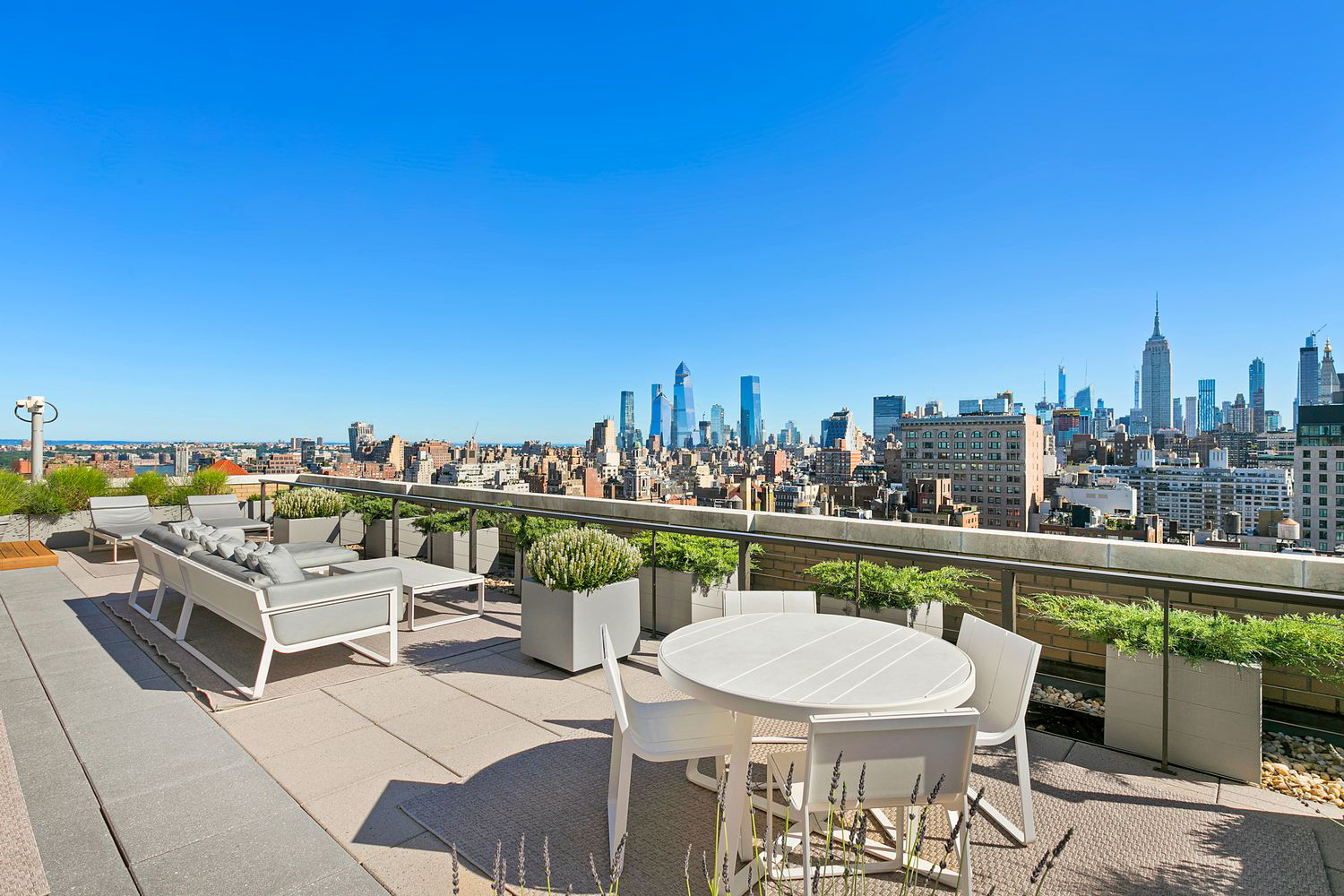20 East 9th Street, Unit 22C Manhattan, NY 10003 - Photo 19 of 21 a view of a terrace with sitting area