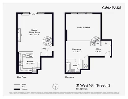 $1,250,000 | 31 West 16th Street, Unit 2 | Flatiron