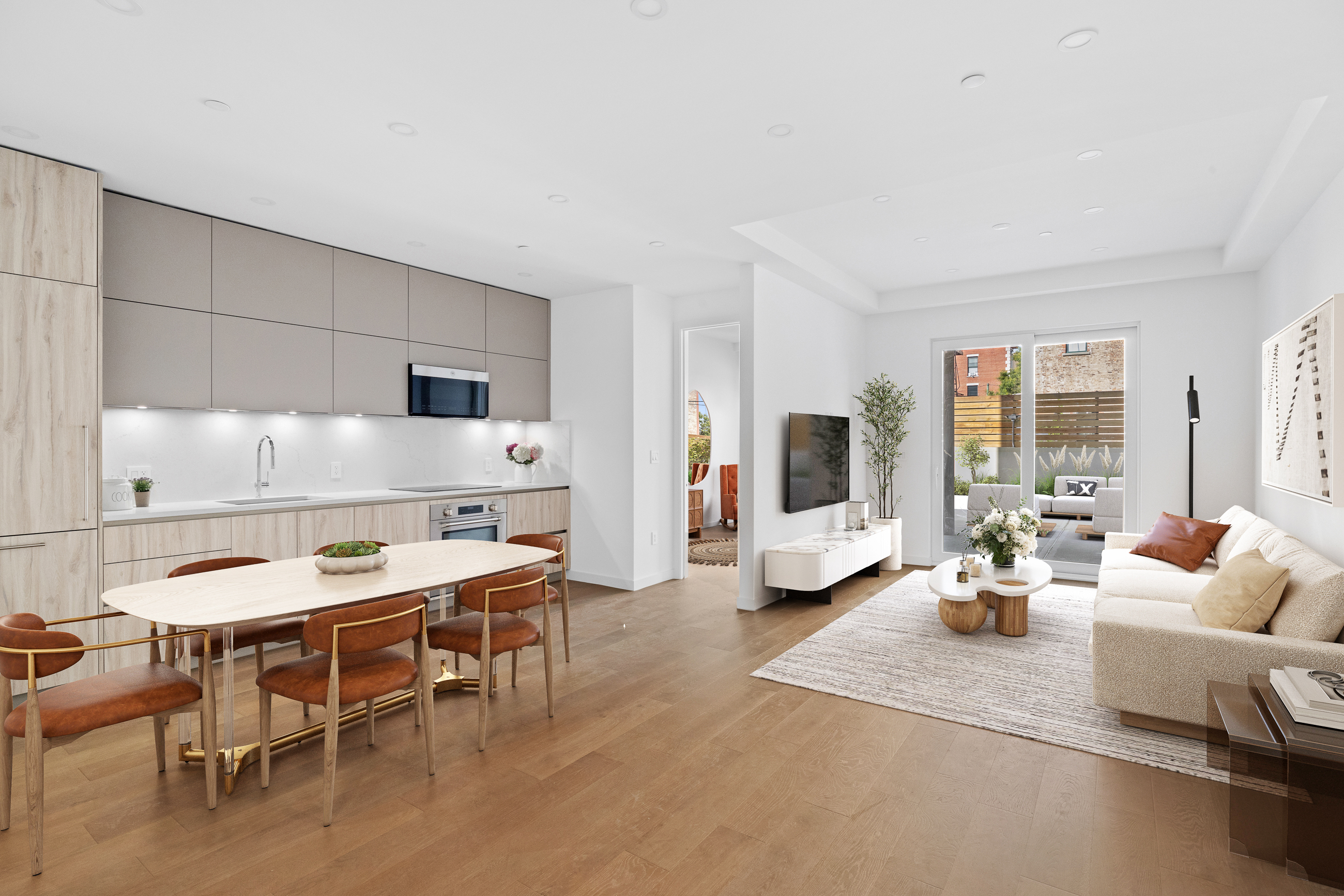 249 18th Street, Unit 1 Brooklyn, NY 11215 - Photo 2 of 12 a living room with furniture and a large window