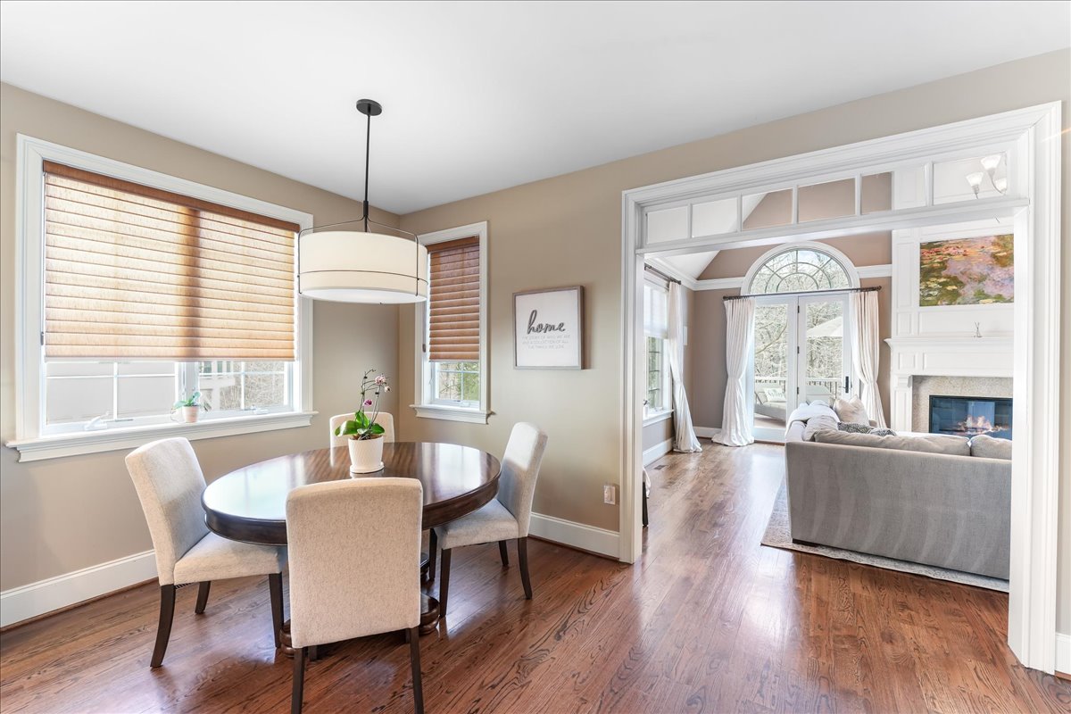 248 Valley Ridge Road Haverford, PA 19041 - Photo 14 of 44 a view of a dining room with furniture window and wooden floor