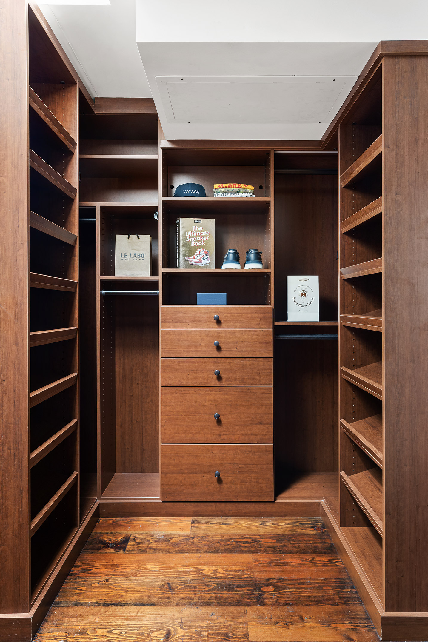 439 Sackett Street Brooklyn, NY 11231 - Photo 23 of 25 a view of walk in closet with empty racks