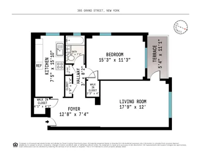 $830,000 | 385 Grand Street, Unit L1807 | Lower East Side